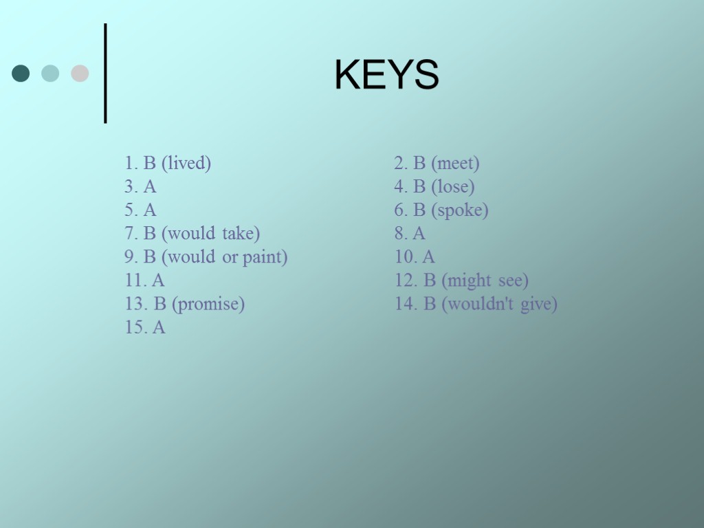 KEYS